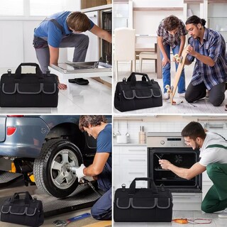 Foto 3 | Foto 3 | Bolsa De Herramientas Mochila Electricista Multifuncional Eo Safe Imports Esi-18316 Negro