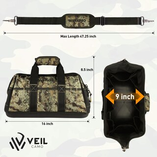 Foto 3 | Foto 3 | Bolsa De Herramientas Workpro De 16 Pulgadas De Ancho, Tela Oxford Impermeable - Venta Internacional.