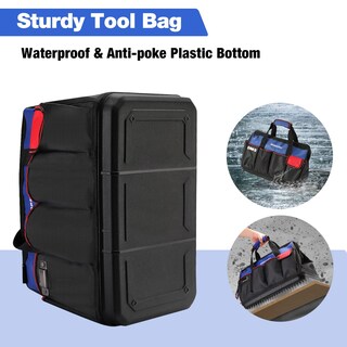 Foto 4 | Foto 4 | Bolsa De Herramientas Workpro Impermeable De 18 Pulgadas Con 20 Bolsillos Y Correa - Venta Internacional.