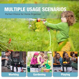 Foto 6 | Foto 6 | Bolsa Para Herramientas De Jardín Workpro De 9 Bolsillos, Oxford, Muy Resistente, 12 X 12 X 6 Cm - Venta Internacional.