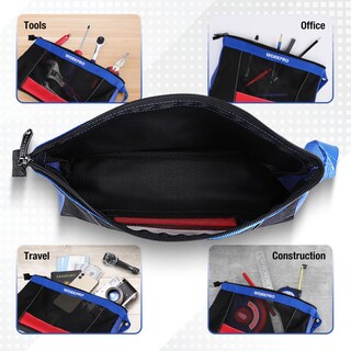 Foto 4 | Foto 4 | Paquete de 2 Bolsas para Herramientas Workpro 12 con Cremallera - Venta Internacional