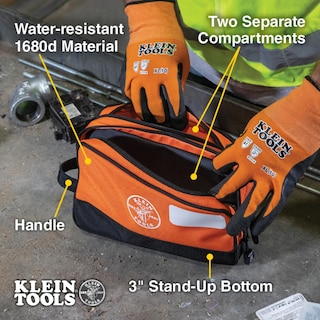 Foto 2 | Foto 2 | Bolsa Para Herramientas Con Cierre Klein Tools 55582 Con Compartimentos Dobles - Venta Internacional.