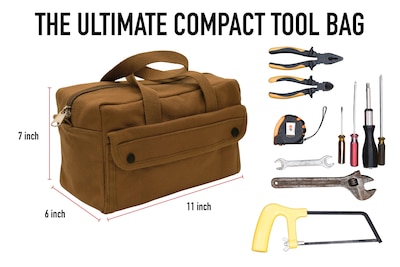 Foto 6 | Foto 6 | Bolsa Para Herramientas Rothco G.i. Style Mechanic's Heavy-duty, Lona Negra - Venta Internacional.