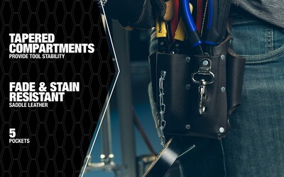Foto 4 | Foto 4 | Funda Para Herramientas Southwire Pouch4 De Piel Con 5 Bolsillos Y Cadena De Cinta - Venta Internacional.