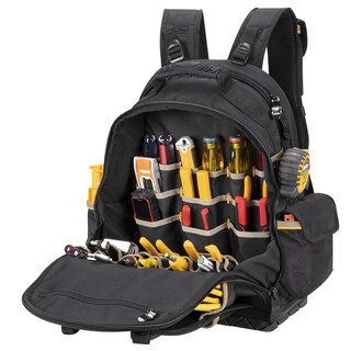 Foto 2 | Foto 2 | Mochila Para Herramientas Clc Work Gear Pb1133 Con 38 Bolsillos, Color Negro Y Azul - Venta Internacional.