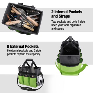 Foto 4 | Foto 4 | Organizador De Bolsas Para Herramientas De Jardín Workpro Heavy Duty Con 10 Bolsillos - Venta Internacional.