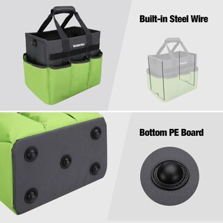 Foto 5 | Foto 5 | Organizador De Bolsas Para Herramientas De Jardín Workpro Heavy Duty Con 10 Bolsillos - Venta Internacional.