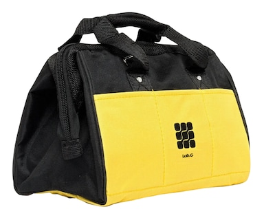 Foto 1 | Foto 1 | Bolsa Porta Herramienta Lab.g30x25x20cm 20 Bolsillos Resiste Amarillo Negro
