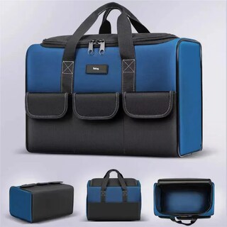 Foto 2 | Foto 2 | Maleta De Herramientas Belug 20 Pulgadas Mochila Organizador Negro Azul Marino