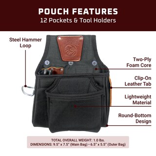 Foto 3 | Foto 3 | Bolsa Para Herramientas Occidental Leather Oxyfinisher Para Mano Izquierda  12 Bolsillos - Venta Internacional.