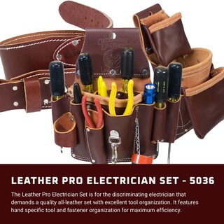 Foto 2 | Foto 2 | Set De Electricista Occidental Leather Pro Small Con 23 Bolsillos - Venta Internacional.
