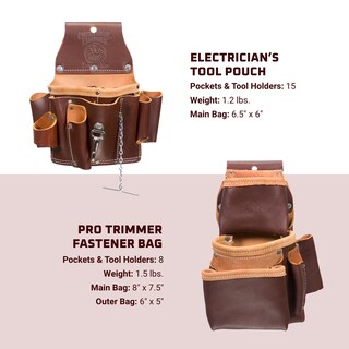 Foto 4 | Foto 4 | Set De Electricista Occidental Leather Pro Small Con 23 Bolsillos - Venta Internacional.