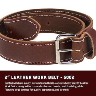 Foto 2 | Foto 2 | Cinturón De Trabajo Occidental Leather 2 Oxyred Bridle Leather Xxl - Venta Internacional.
