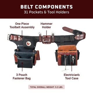 Foto 3 | Foto 3 | Set De Electricista Occidental Leather Adjust-to-fit Industrial - Venta Internacional.