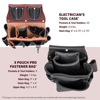 Foto 4 | Foto 4 | Set De Electricista Occidental Leather Adjust-to-fit Industrial - Venta Internacional.