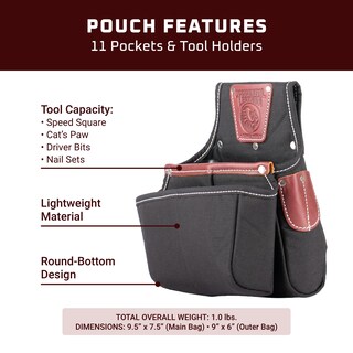 Foto 3 | Foto 3 | Bolso Con Cierre Occidental Leather Oxyfinisher Para Mano Izquierda 11 Bolsillos - Venta Internacional.