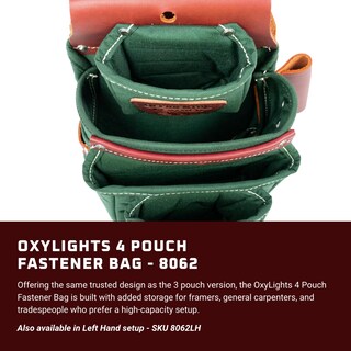 Foto 2 | Foto 2 | Bolso Con Cierre Occidental Leather Oxylights 4 Bolsillos Mano Derecha - Venta Internacional.