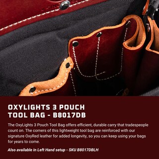 Foto 2 | Foto 2 | Bolsa Para Herramientas Occidental Leather Oxylights 3 Bolsas 10 Bolsillos Negra - Venta Internacional.