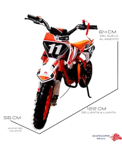 Foto 5 | Foto 5 | Mini Moto Shahoma Nts01 Se Premium 49cc Naranja + Casco Infantil Shahoma