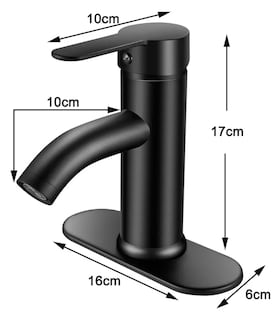 Foto 3 | Foto 3 | Llave De Lavabo Xtellar Acabado Mate Negro Minimalista