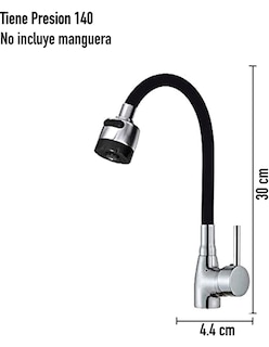 Foto 3 | Foto 3 | Mezcladora Monomando Flexible Meer Cnx para Fregadero