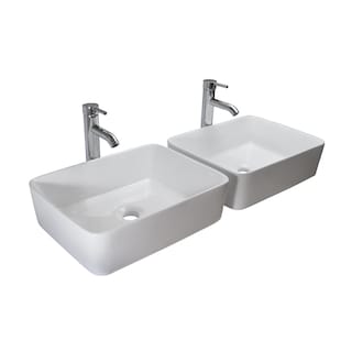 Foto 1 | Foto 1 | Lavabo Moderno Esatto Borde Dual Oc-011 incluye Llave 2 Set
