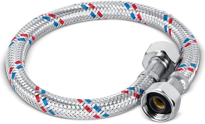 Foto 1 | Foto 1 | Foset 26020 Manguera Flexible Para Lavabo, 40 Cm, Aluminio, Foset Basic