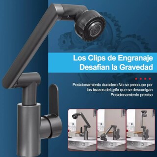 Foto 4 | Foto 4 | Grifo Mezcladora Xtellar Para Fregadero Color Gris