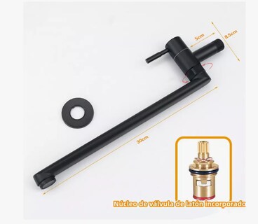 Foto 2 | Foto 2 | Grifo Xtellar Para Empotrar En Muro De Baño O Jardín Llave Negro