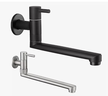 Foto 3 | Foto 3 | Grifo Xtellar Para Empotrar En Muro De Baño O Jardín Llave Negro