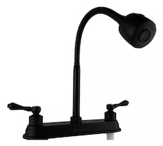 Llave Mezcladora Xtellar Para Fregadero Color Negro