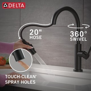 Foto 6 | Foto 6 | Grifo De Cocina Delta Nicoli Con Pulverizador Desplegable Negro - Venta Internacional.