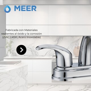 Foto 4 | Foto 4 | Cnx Grifo De Lavabo Cromado Con Manerales De Zinc Y Cuerpo De Latón
