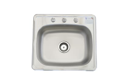 Foto 1 | Foto 1 | Fregadero de Cocina para Empotrar 1 Tina Eb Técnica 57x51x20 C200 color Gris