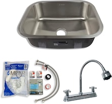 Kit Tarja Sencilla CNX Incluye Mezcladora Flexible y Kit de Instalación color Gris