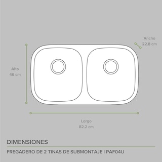 Foto 3 | Foto 3 | Tarja para Fregadero de Acero Inoxidable Avera Paf04u
