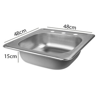 Foto 2 | Foto 2 | MEER Fregadero para Cocina Sencillo de Acero Inoxidable y Mezcladora Monomando