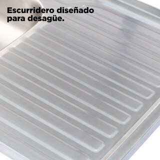 Foto 5 | Foto 5 | Meer Faucets By Cnx | Fregadero Para Cocina Con Escurridero Derecho De Acero Inoxidable, Mezcladora Y Accesorios De Instalación