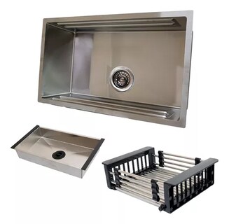 Foto 1 | Foto 1 | Fregadero De Cocina Jauz Improvement Acero Inoxidable Satinado