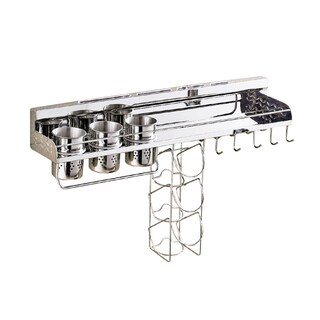 Foto 1 | Foto 1 | Estante de Cocina con 3 Vasos Y 12 Ganchos Ilios Innova