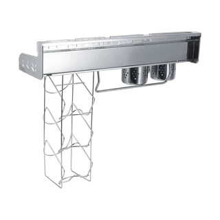 Foto 3 | Foto 3 | Estante de Cocina con 3 Vasos Y 12 Ganchos Ilios Innova