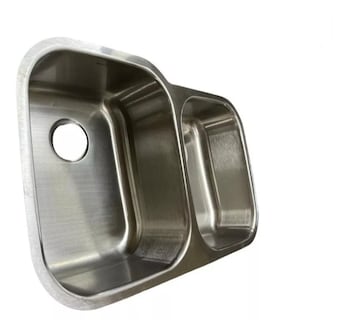 Foto 3 | Foto 3 | Fregadero Sinkpro De Submontar 2 Tinas Acero Inoxidable