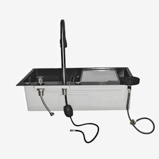 Foto 4 | Foto 4 | Tarja de Cocina Acero Inoxidable con Accesorios Misty Negra