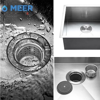 Foto 5 | Foto 5 | Cnx Set De Tarja Doble De Empotrar Con Mezcladora, Acero Inox Con Accesorios