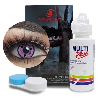 Foto 1 | Foto 1 | Pupilentes de Color Optioutlet Sharingan-Morado-Sasuke-(F146) para Maquillaje y Disfraces