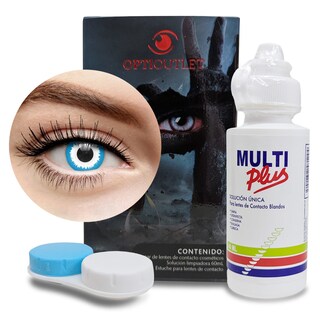 Foto 1 | Foto 1 | Pupilentes de Color Optioutlet Elfo-Azul-(141) para Maquillaje y Disfraces
