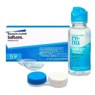 Foto 1 | Foto 1 | Lentes de Contacto +5.25 Bausch & Lomb Soflens 59 6 Piezas Reemplazo Mensual