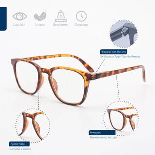 Foto 7 | Foto 7 | Magma Life Lentes Para Computadora Y Lectura 0 Dioptrías | Paquete Con 5 Gafas Blue Light Con Armazones Modernos