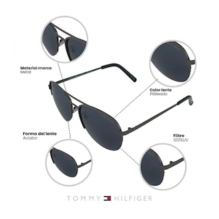 Foto 4 | Foto 4 | Lentes de Sol Tommy Hilfiger X62049 Outlook para Hombre