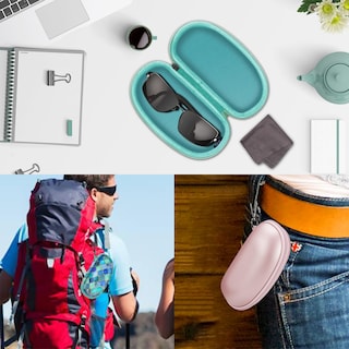 Foto 6 | Foto 6 | Funda Para Gafas De Sol Fintie Hard Shell A Prueba De Golpes Con Mosquetón - Venta Internacional